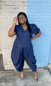 Chaotic Denim Jumpsuit