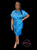 Dreamsicle Satin Dress