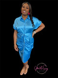 Dreamsicle Satin Dress
