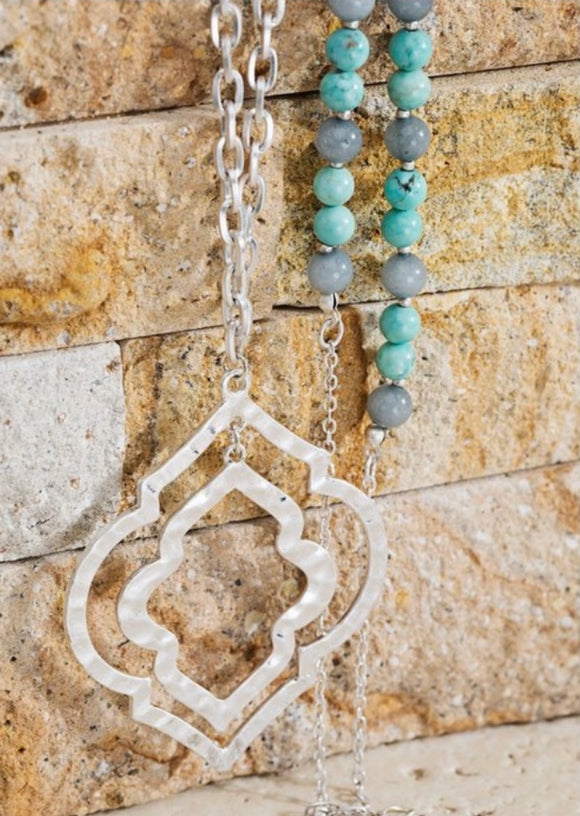 Turquoise Beaded Necklace