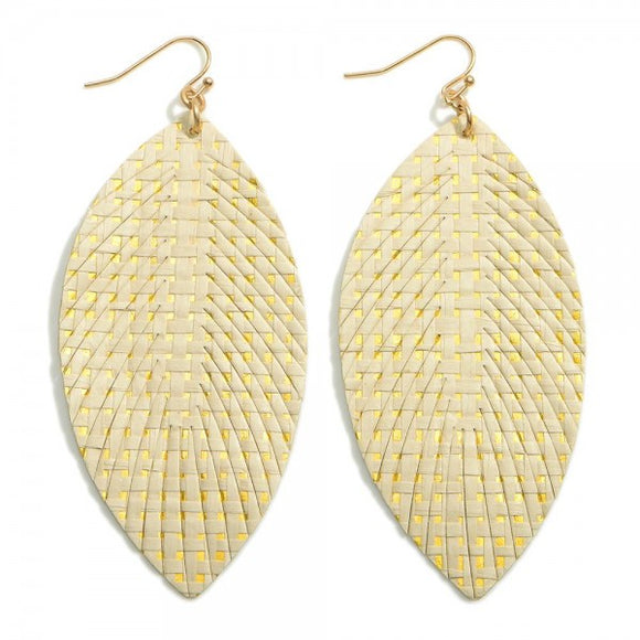 Gold Speckled Earrings